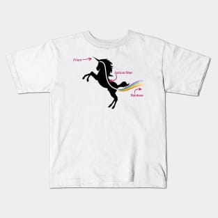 Unicorns are Prism. Beautiful Rainbow. Kids T-Shirt